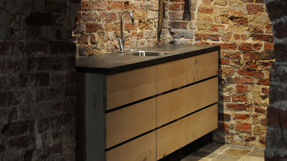 interieur kerk, pantry